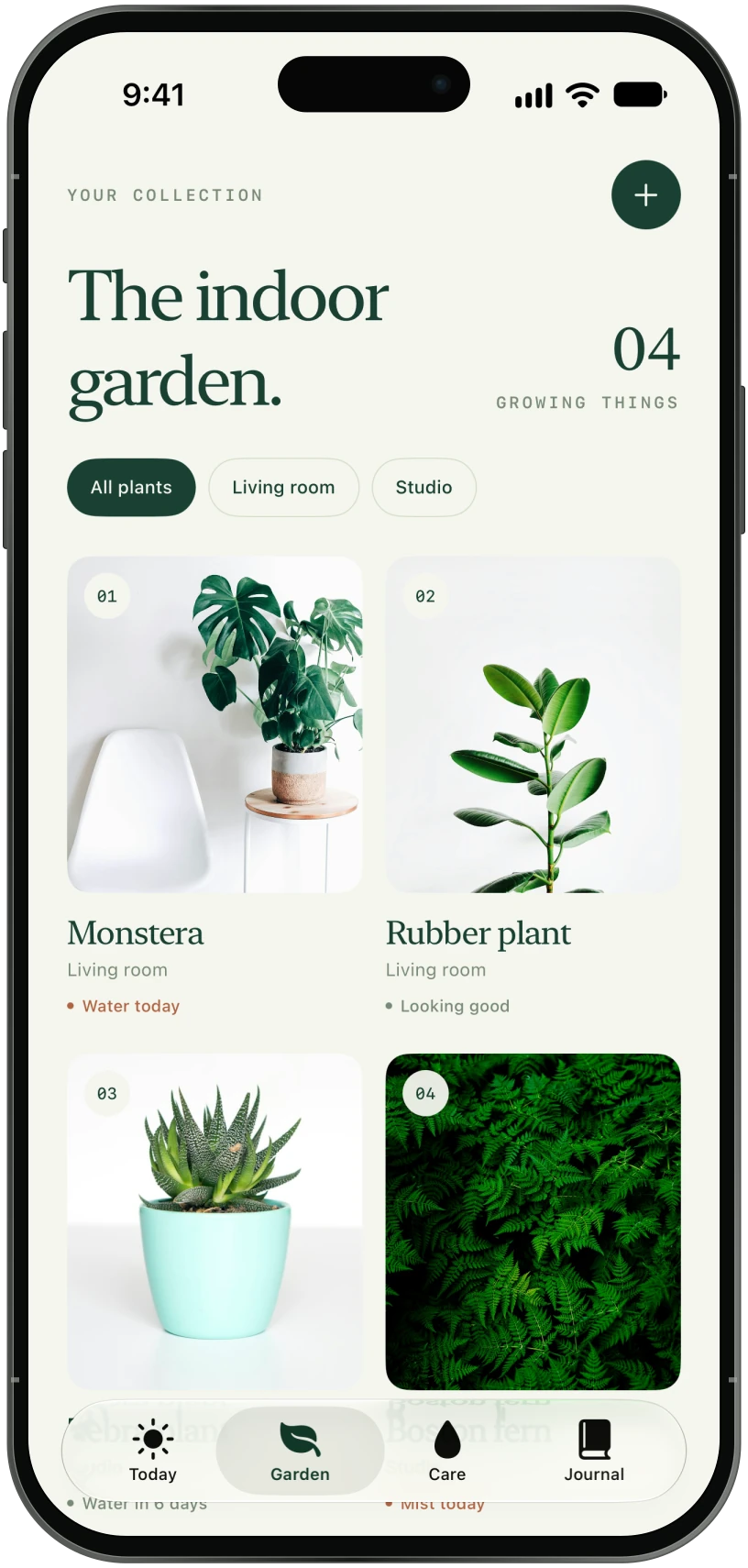Canopy — Your plant collection